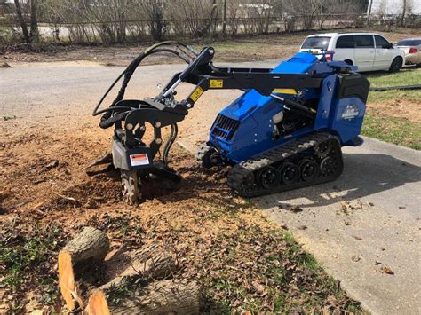 blue diamond skid steer stump grinder|skid steer mounted stump grinder.